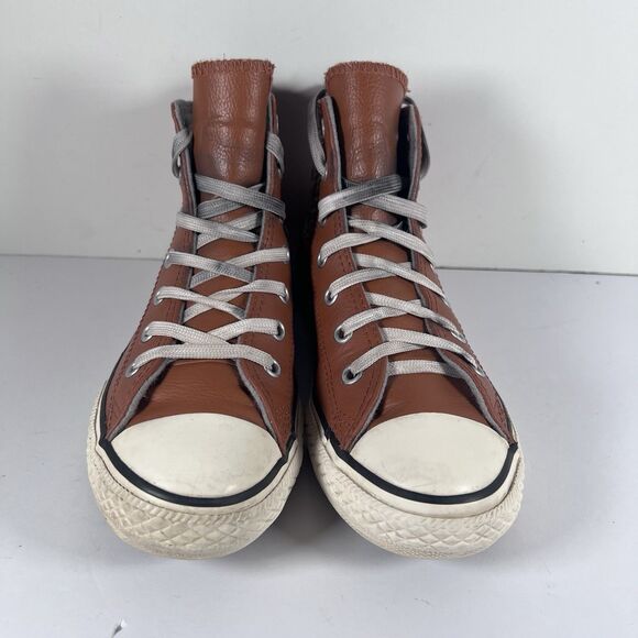 Converse Chuck Taylor All Star Wool Lined Leather Embroidered Shoes Youth Size 3 - Picture 2 of 11